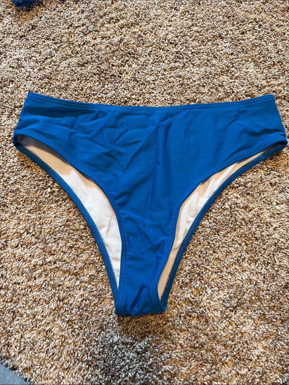 Blue Ruffled Bikini - Picture 2 of 7